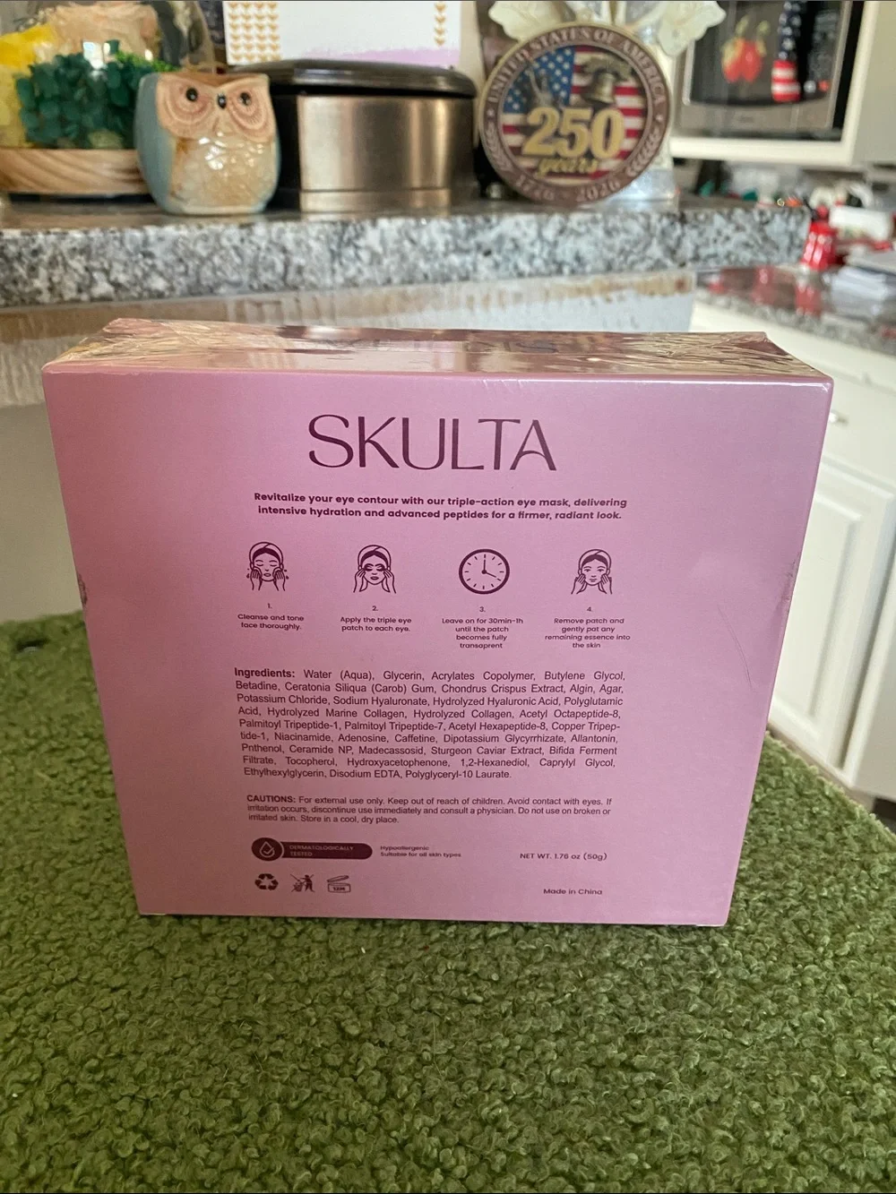 Deep Peptide Collagen Eye Mask — Pink Hydrating Patches